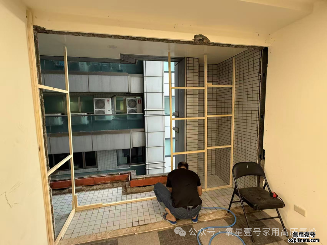 氧星壹号家用高压氧舱运送安装现场