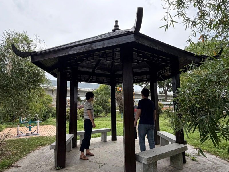 上海宝邦助力新姚村网格阵地即将完工