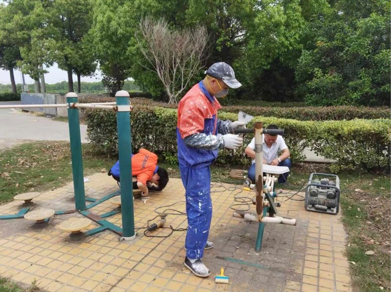 上海宝邦助力新姚村网格阵地即将完工